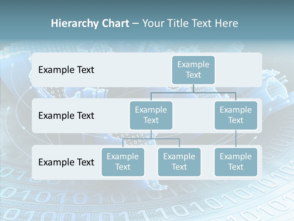 Earth Planet Fiber Optic PowerPoint Template