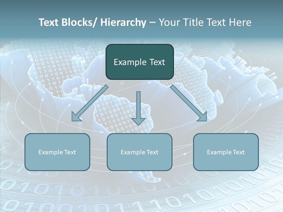 Earth Planet Fiber Optic PowerPoint Template