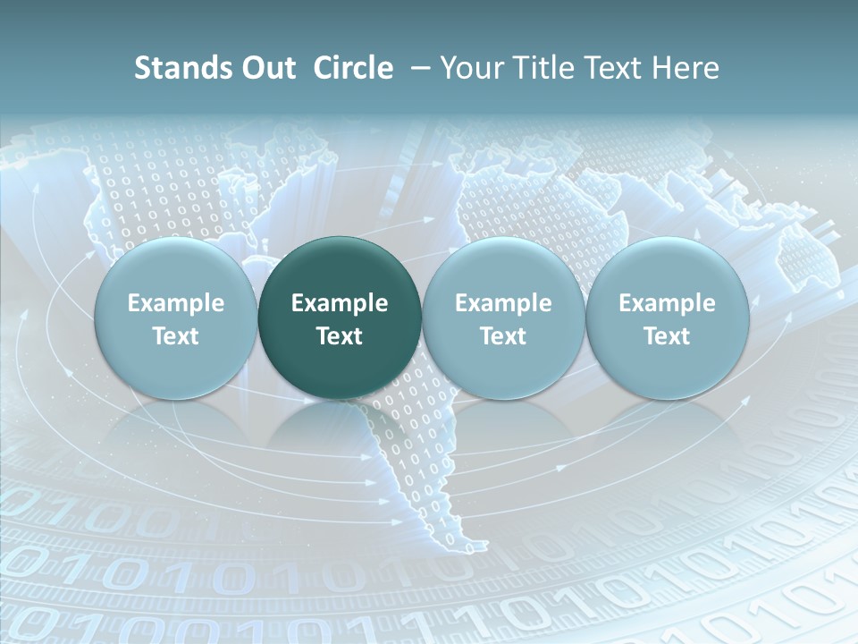 Earth Planet Fiber Optic PowerPoint Template