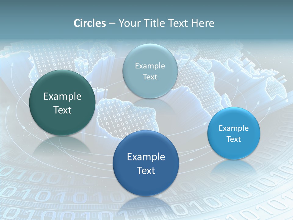 Earth Planet Fiber Optic PowerPoint Template