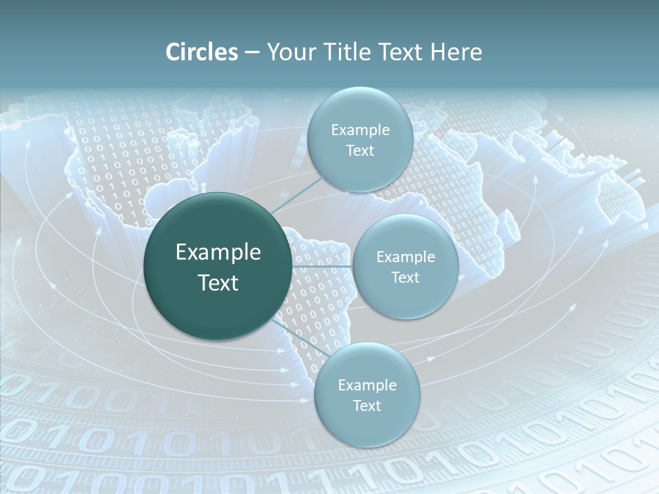 Earth Planet Fiber Optic PowerPoint Template