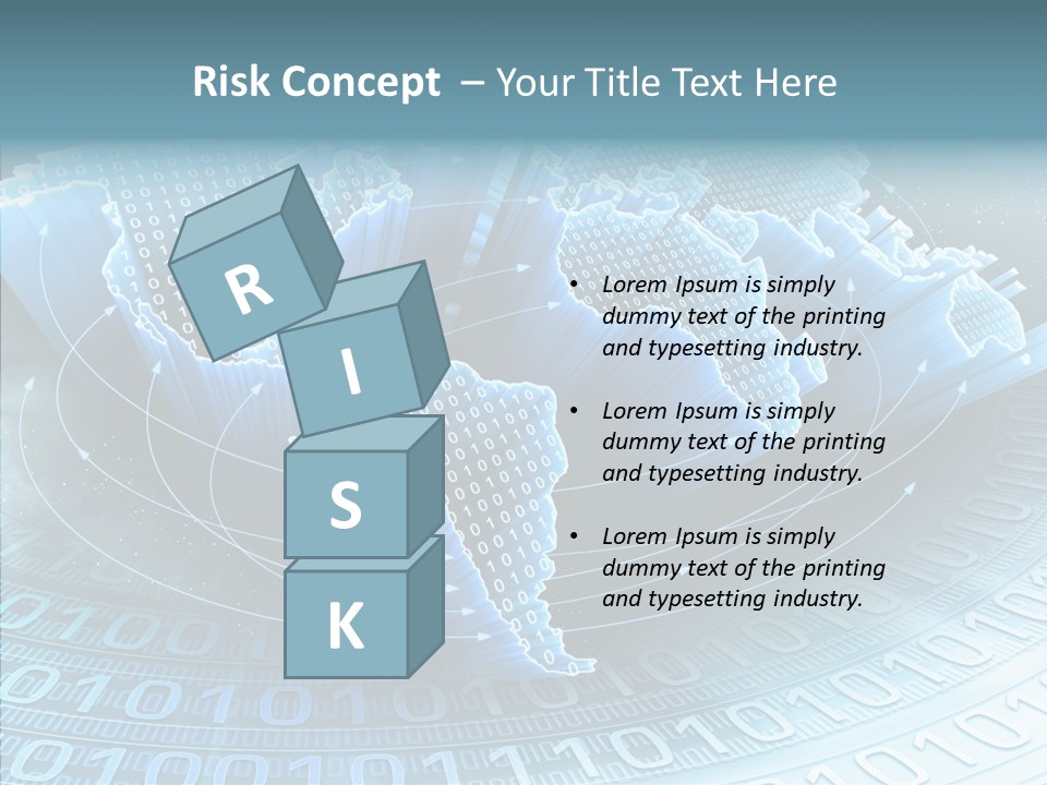 Earth Planet Fiber Optic PowerPoint Template