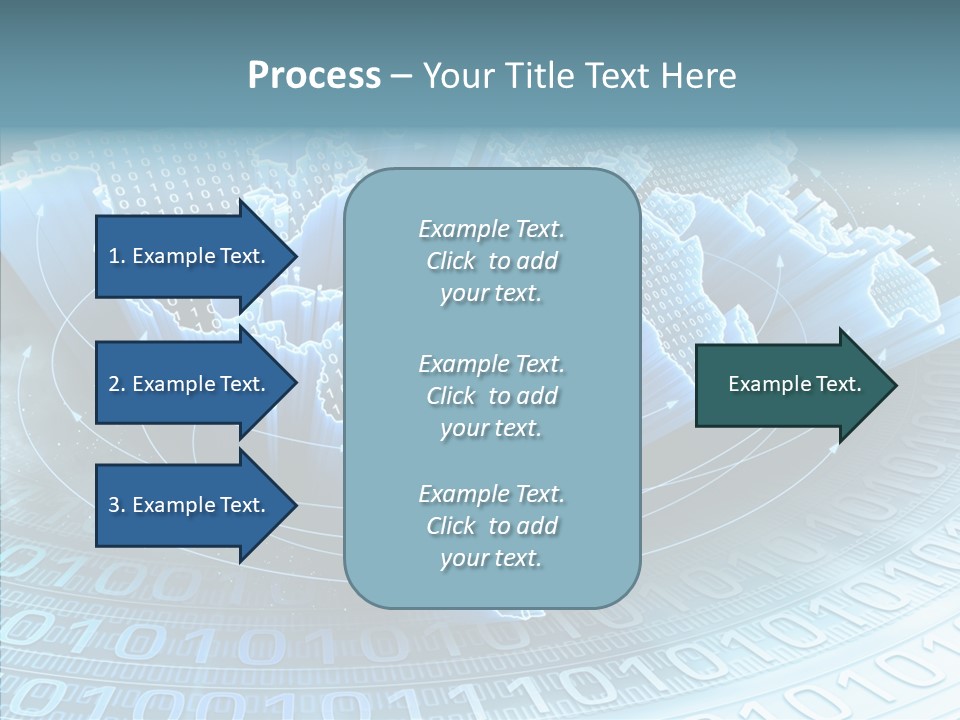 Earth Planet Fiber Optic PowerPoint Template