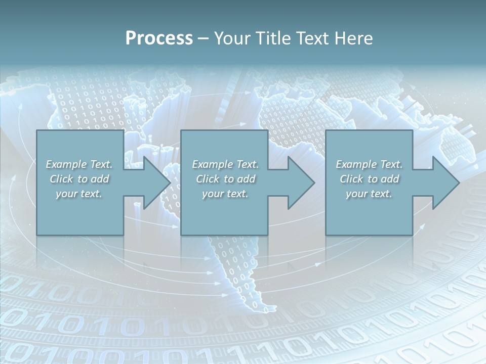 Earth Planet Fiber Optic PowerPoint Template