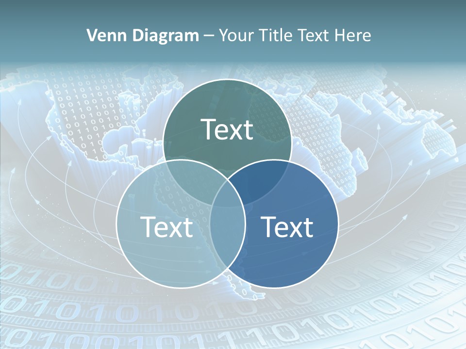 Earth Planet Fiber Optic PowerPoint Template