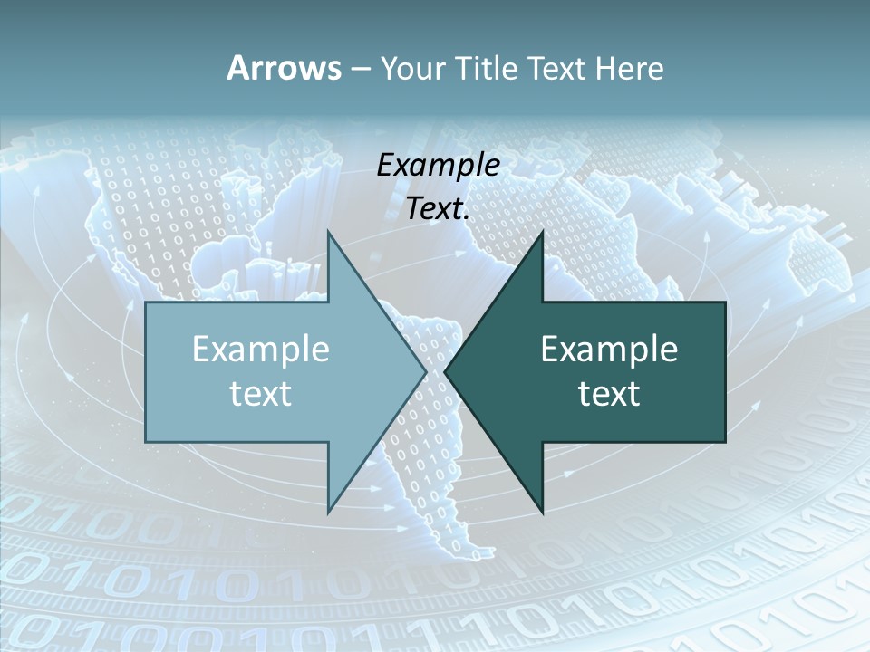 Earth Planet Fiber Optic PowerPoint Template