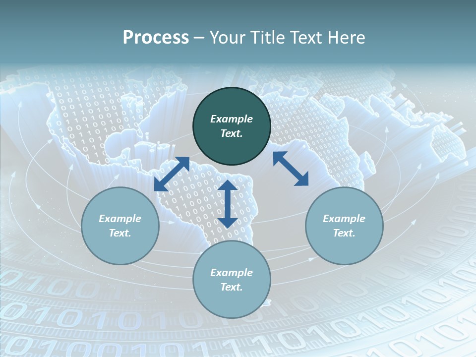 Earth Planet Fiber Optic PowerPoint Template