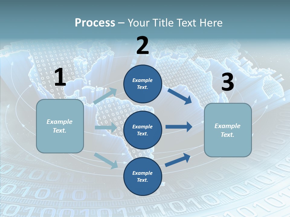 Earth Planet Fiber Optic PowerPoint Template