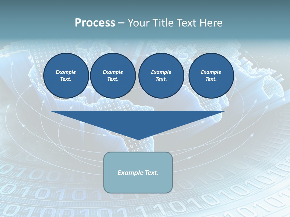 Earth Planet Fiber Optic PowerPoint Template
