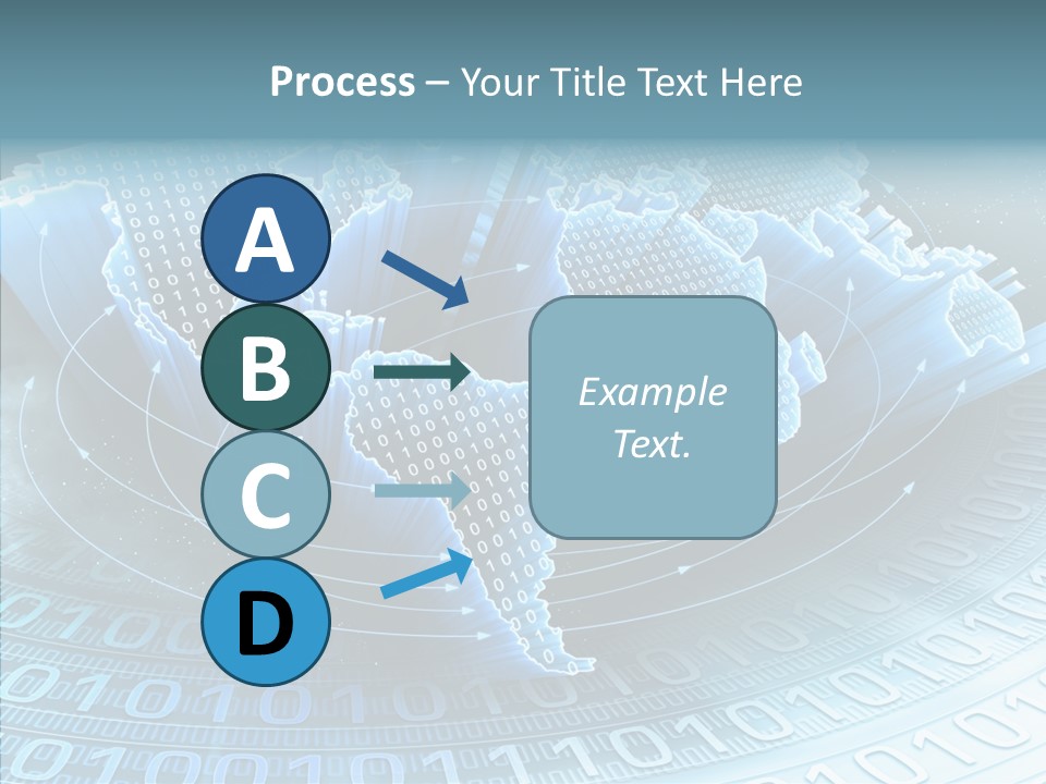 Earth Planet Fiber Optic PowerPoint Template