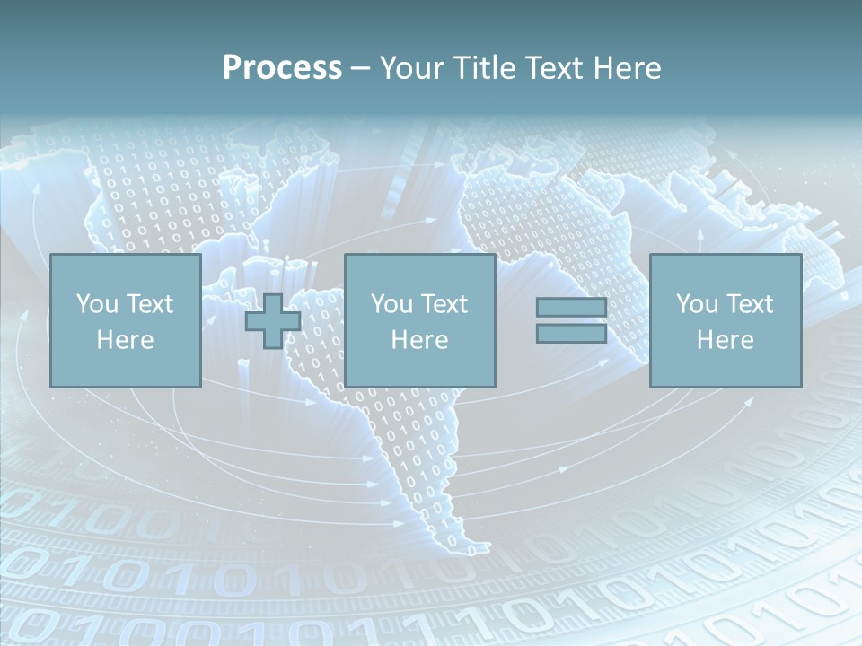 Earth Planet Fiber Optic PowerPoint Template