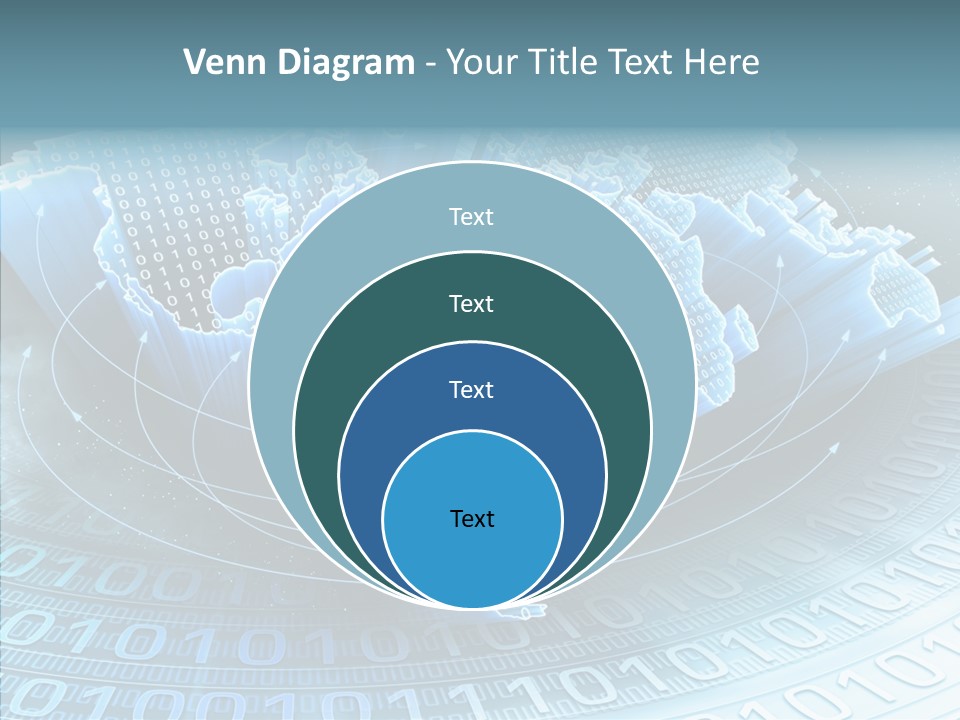 Earth Planet Fiber Optic PowerPoint Template