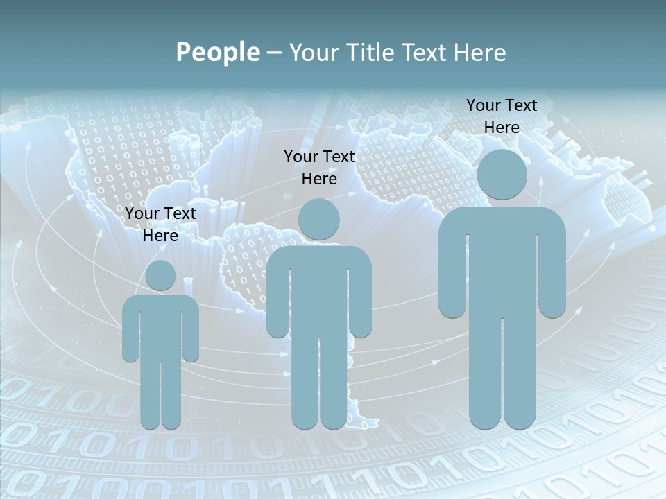 Earth Planet Fiber Optic PowerPoint Template