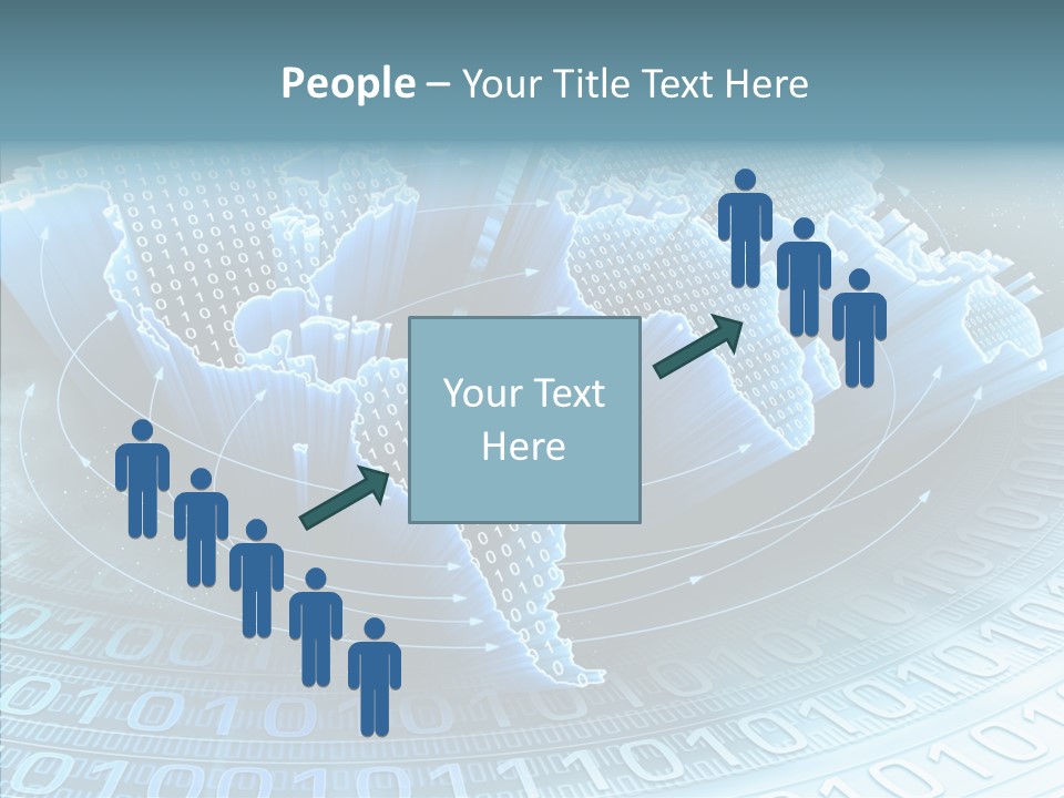 Earth Planet Fiber Optic PowerPoint Template