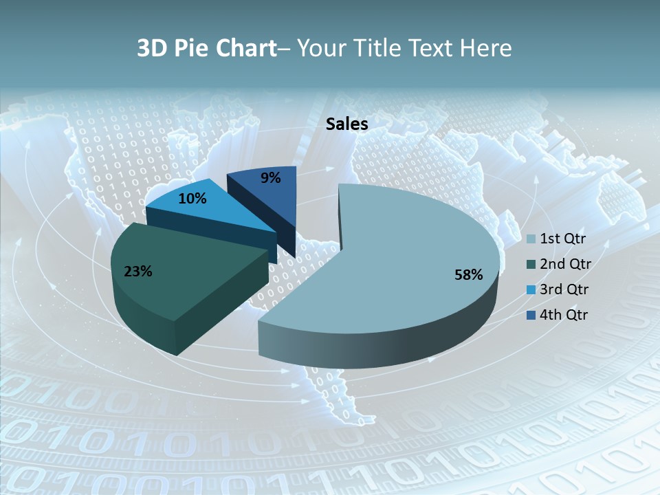Earth Planet Fiber Optic PowerPoint Template