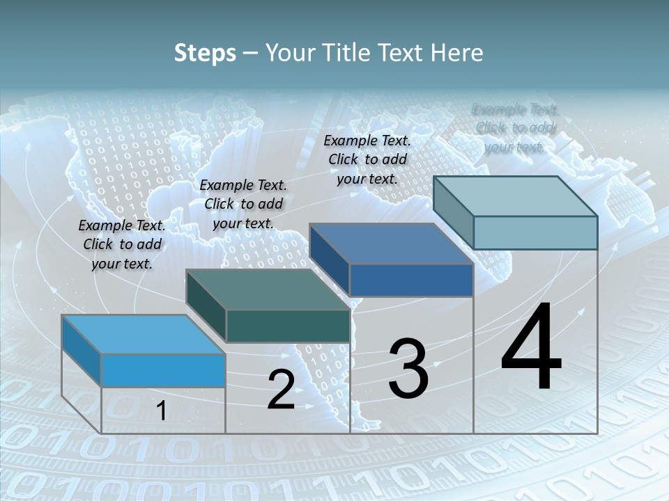Earth Planet Fiber Optic PowerPoint Template