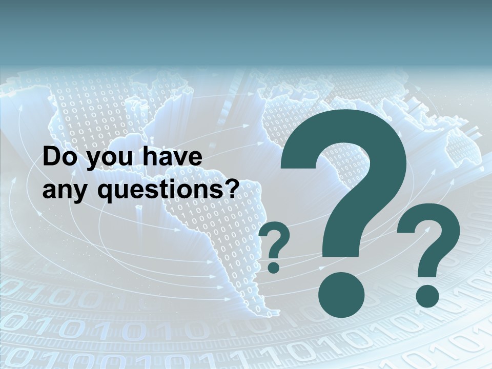 Earth Planet Fiber Optic PowerPoint Template