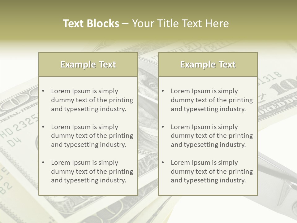 Economy Balance Business PowerPoint Template
