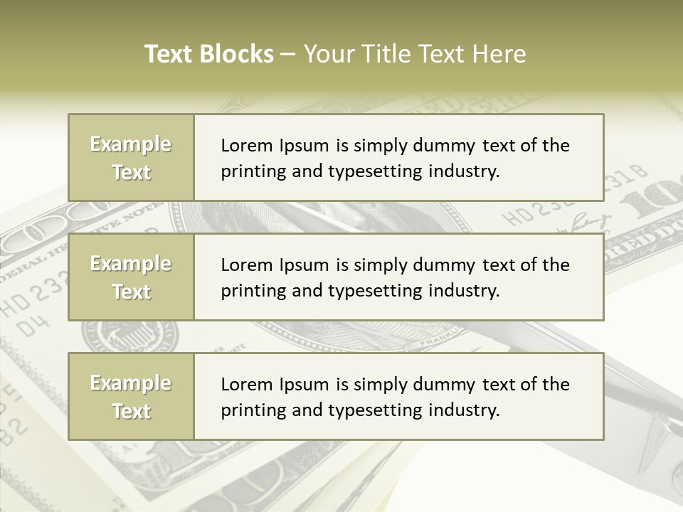 Economy Balance Business PowerPoint Template