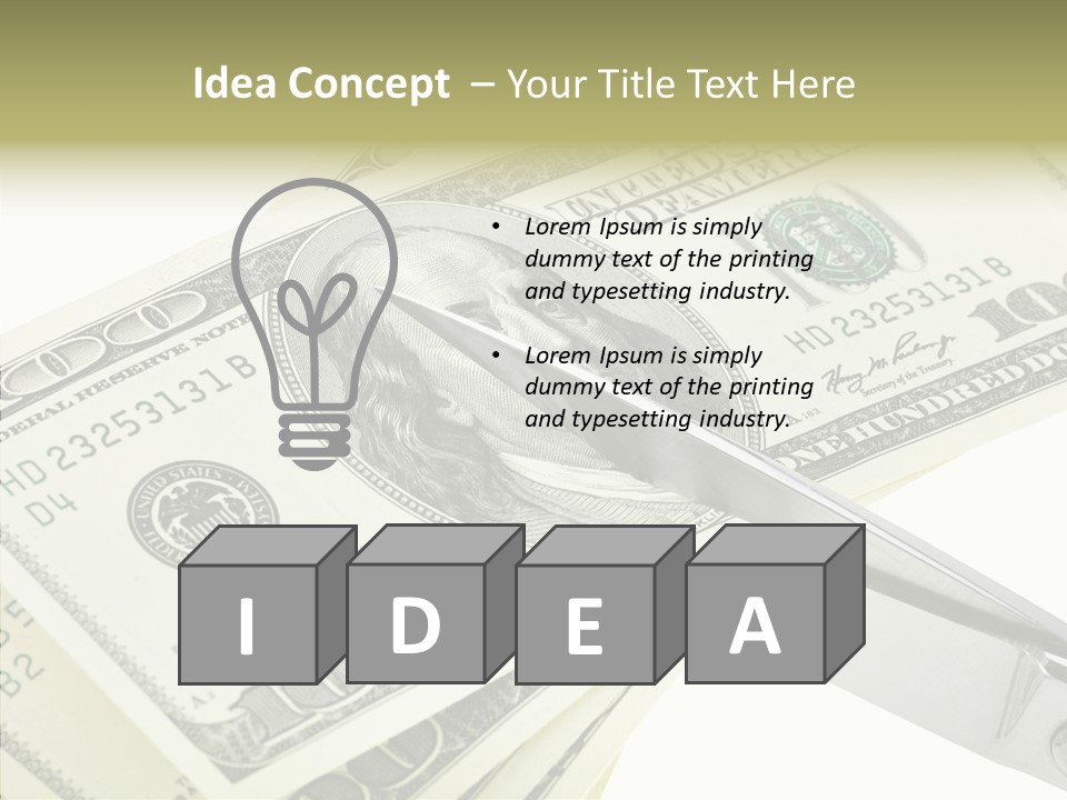 Economy Balance Business PowerPoint Template