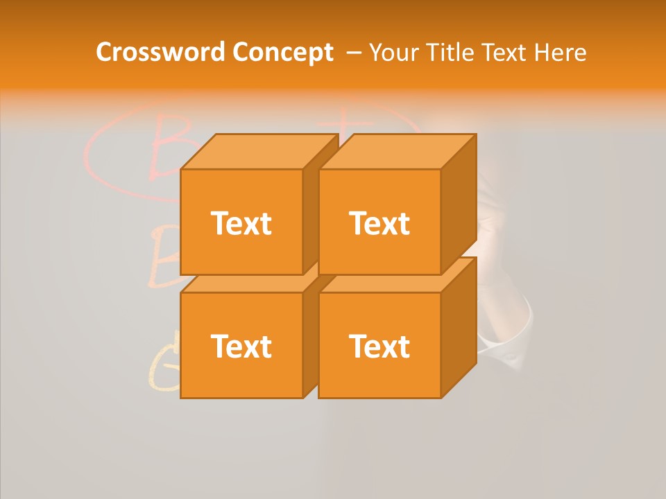 Hand Checklist Defeat PowerPoint Template