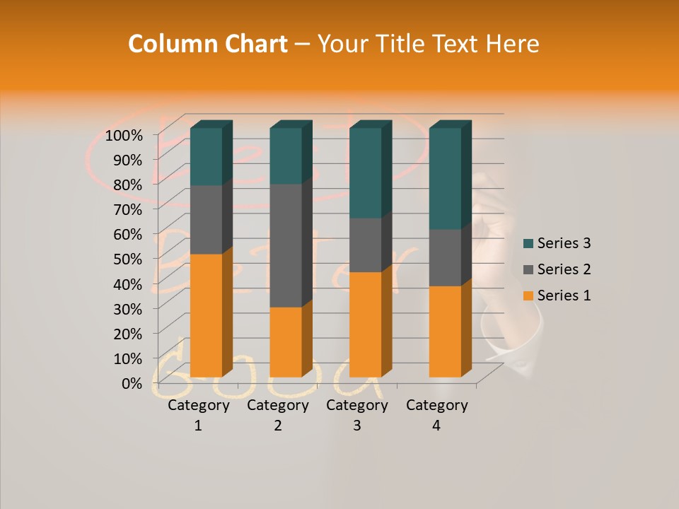 Hand Checklist Defeat PowerPoint Template
