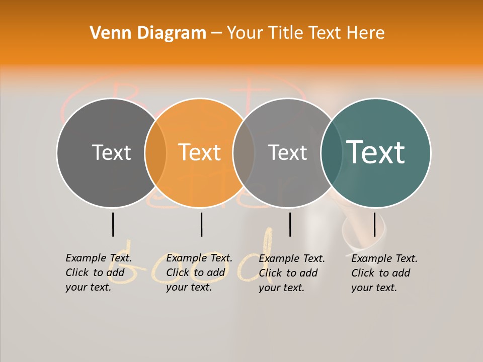 Hand Checklist Defeat PowerPoint Template