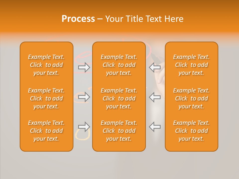 Hand Checklist Defeat PowerPoint Template