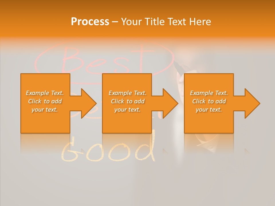 Hand Checklist Defeat PowerPoint Template