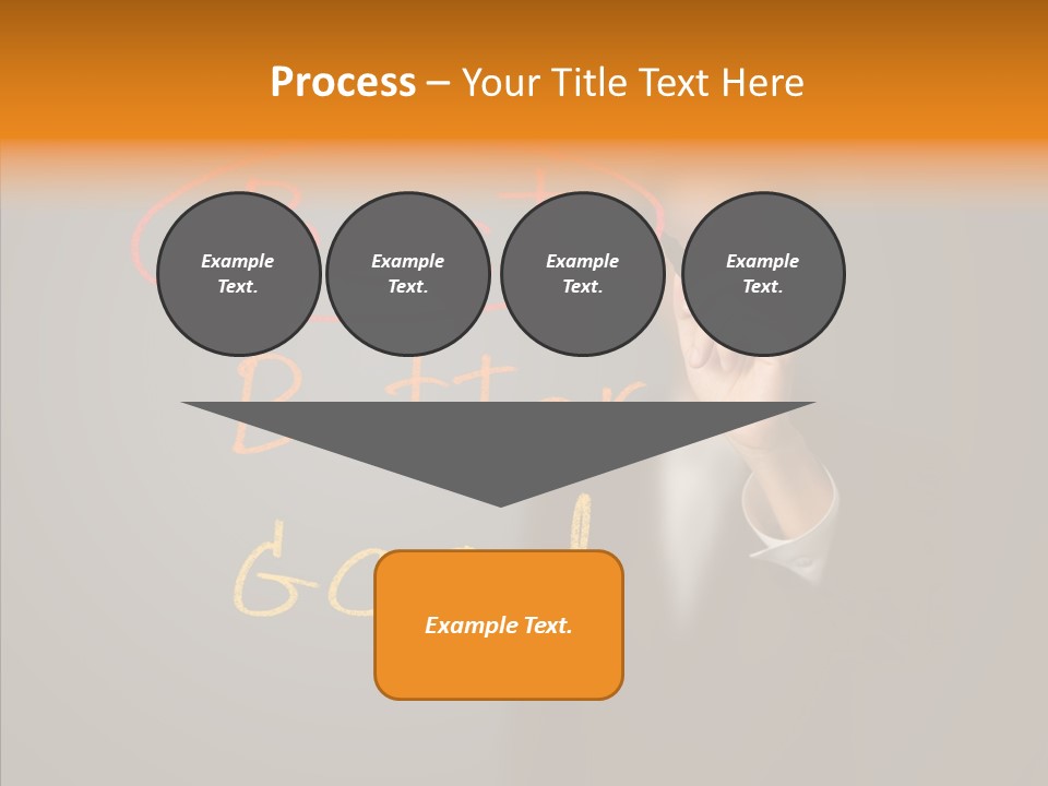 Hand Checklist Defeat PowerPoint Template