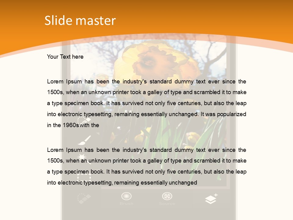 Media Hosting Phone PowerPoint Template