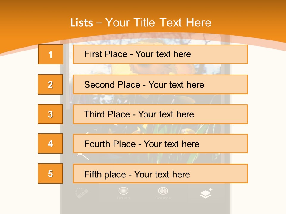 Media Hosting Phone PowerPoint Template