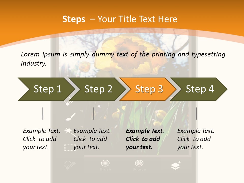 Media Hosting Phone PowerPoint Template