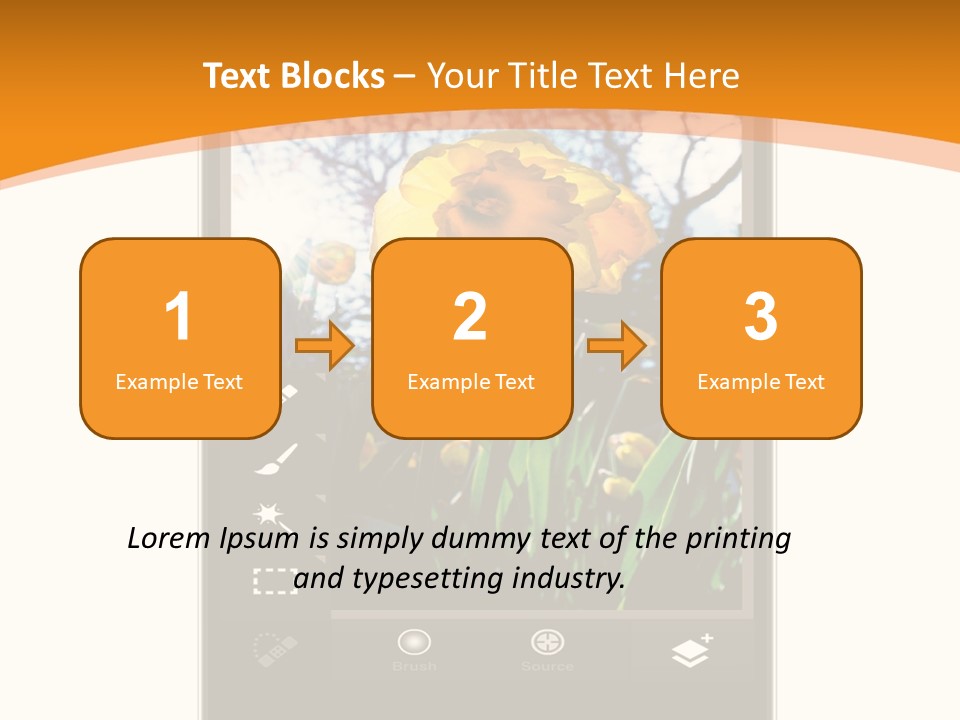 Media Hosting Phone PowerPoint Template
