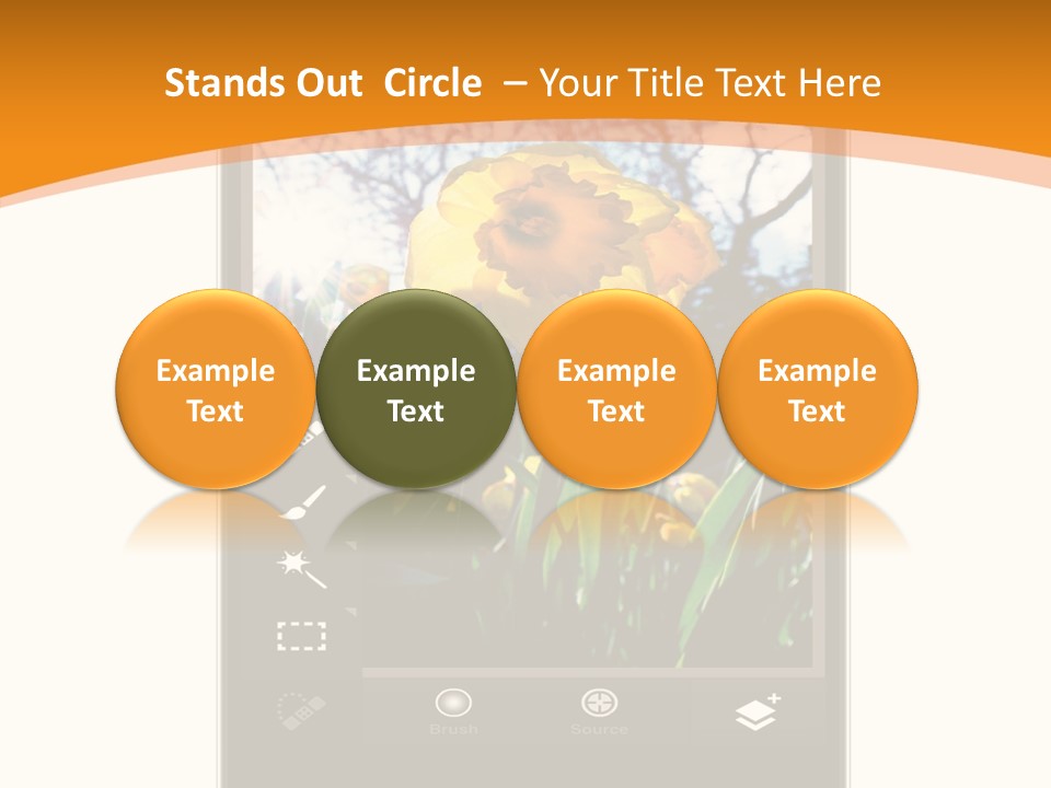 Media Hosting Phone PowerPoint Template
