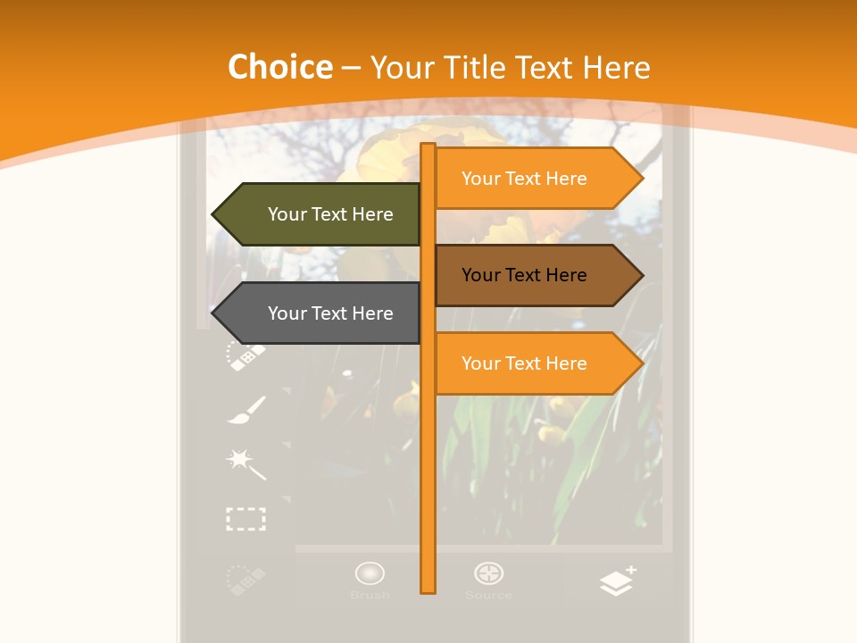 Media Hosting Phone PowerPoint Template