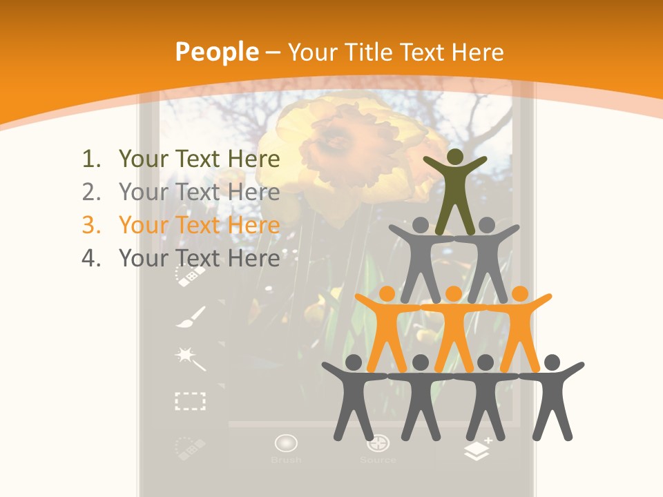 Media Hosting Phone PowerPoint Template