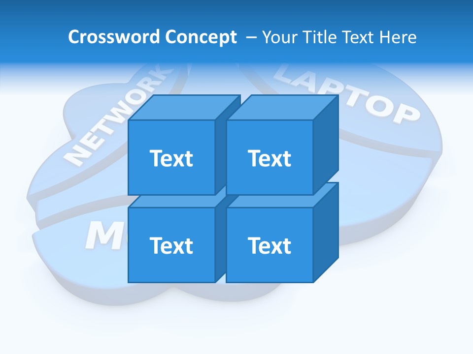 Cloud Text Conversation PowerPoint Template