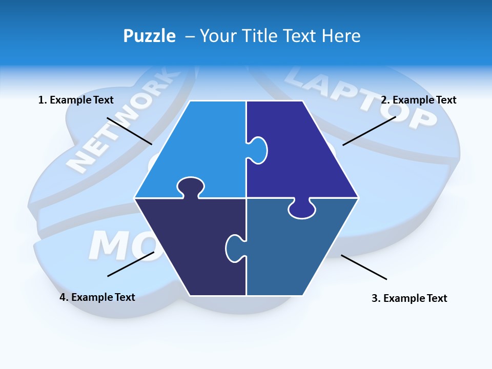 Cloud Text Conversation PowerPoint Template