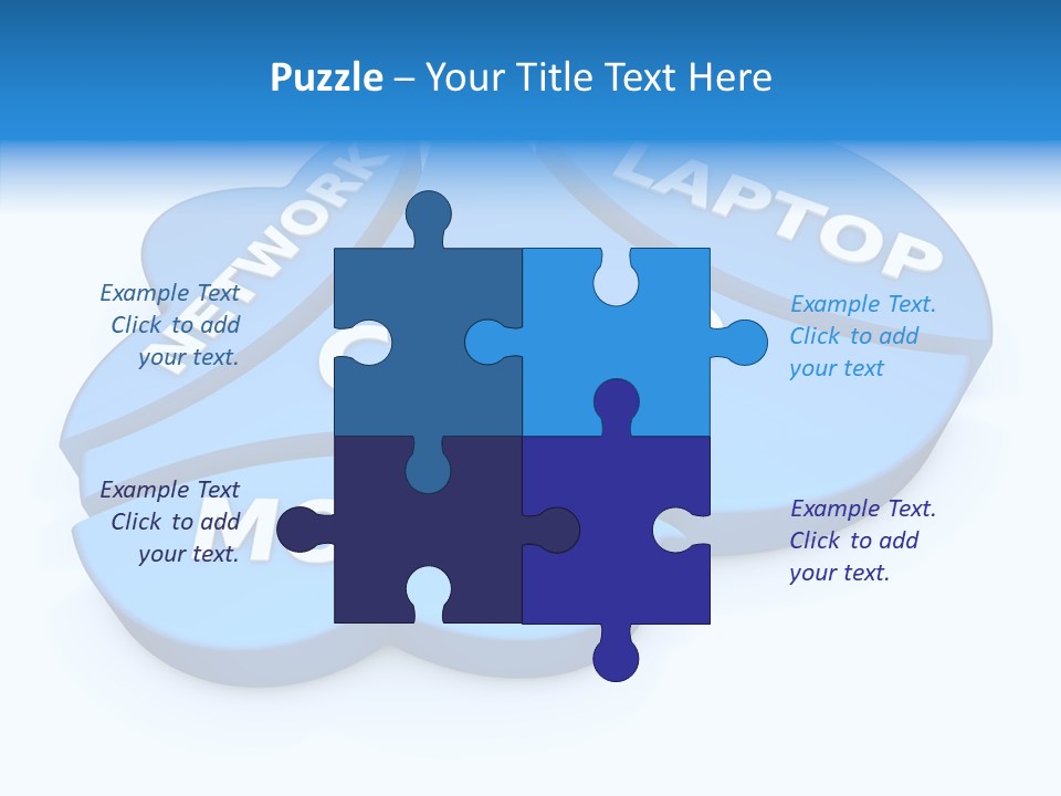 Cloud Text Conversation PowerPoint Template