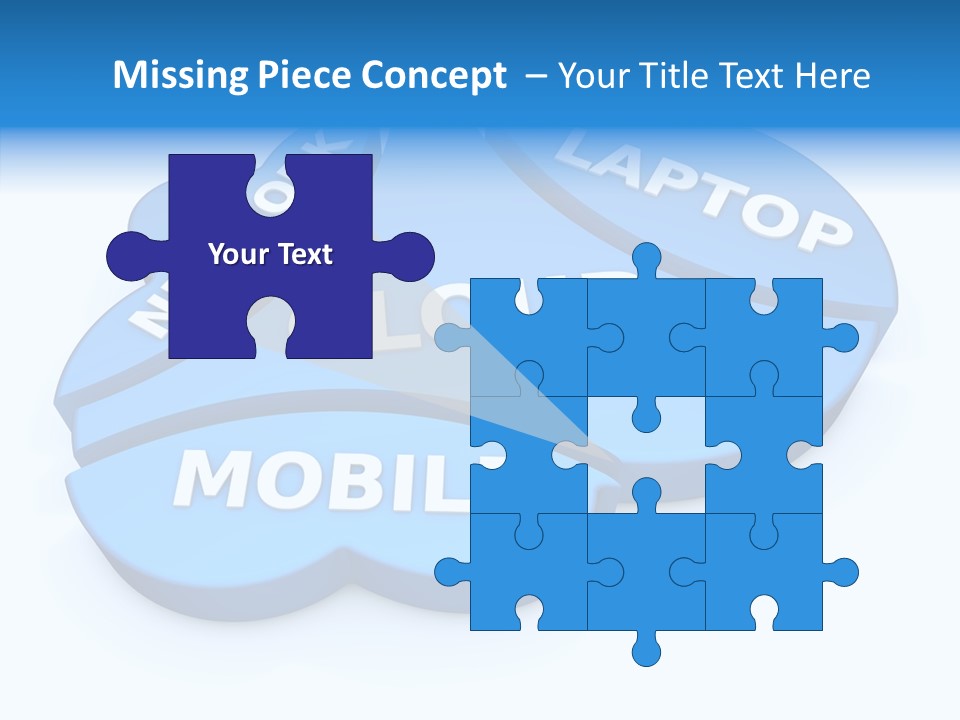 Cloud Text Conversation PowerPoint Template