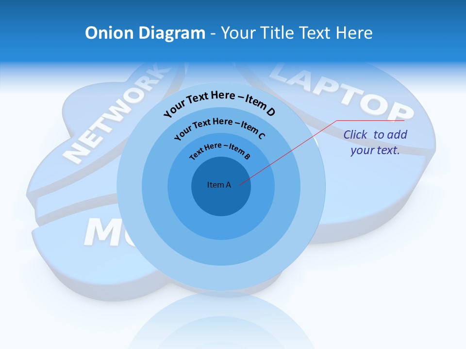 Cloud Text Conversation PowerPoint Template