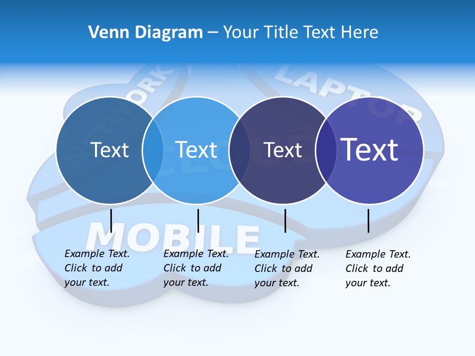 Cloud Text Conversation PowerPoint Template
