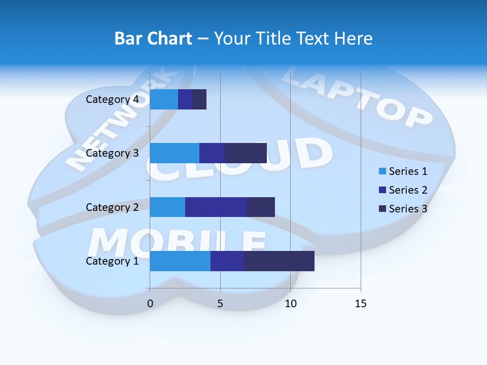Cloud Text Conversation PowerPoint Template