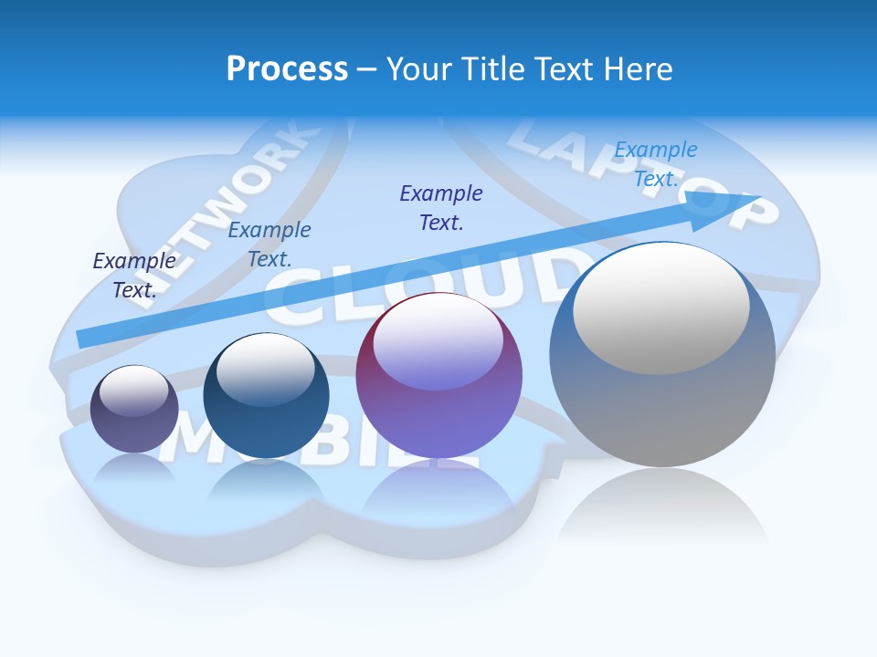 Cloud Text Conversation PowerPoint Template