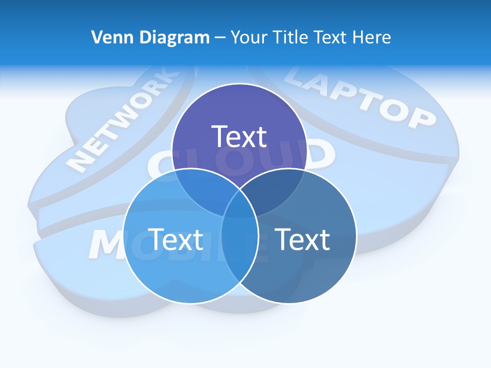 Cloud Text Conversation PowerPoint Template