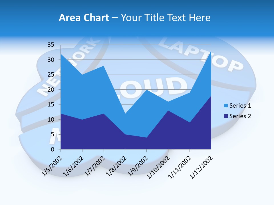 Cloud Text Conversation PowerPoint Template
