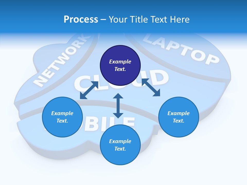 Cloud Text Conversation PowerPoint Template