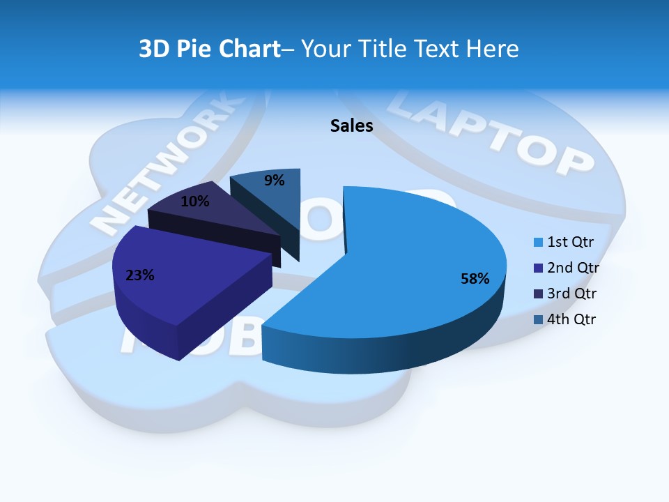 Cloud Text Conversation PowerPoint Template