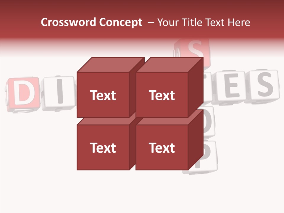 Health Cubes Your PowerPoint Template